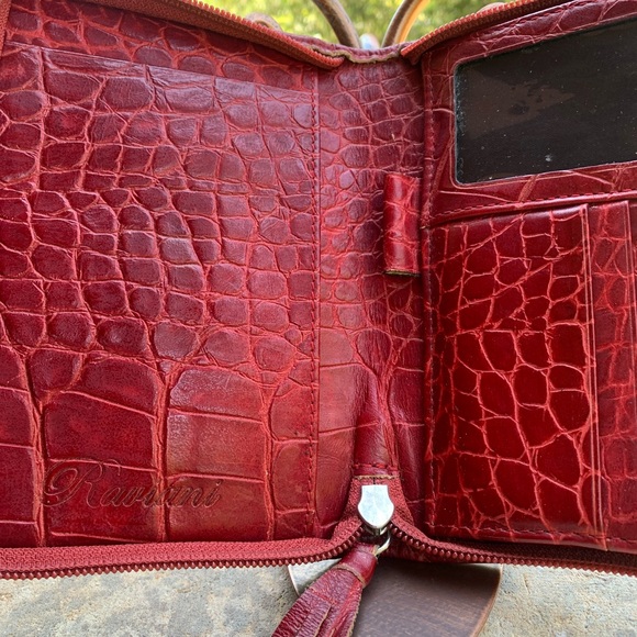 Ravianni Ladies Handbag & Matching Wallet & portfolio - all genuine leather - Picture 9 of 14